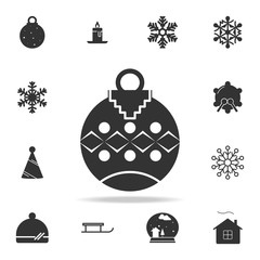 Toy ball for holiday fir-tree Icon. Detailed set of web icons. Premium quality graphic design. One of the collection icons for websites, web design, mobile app