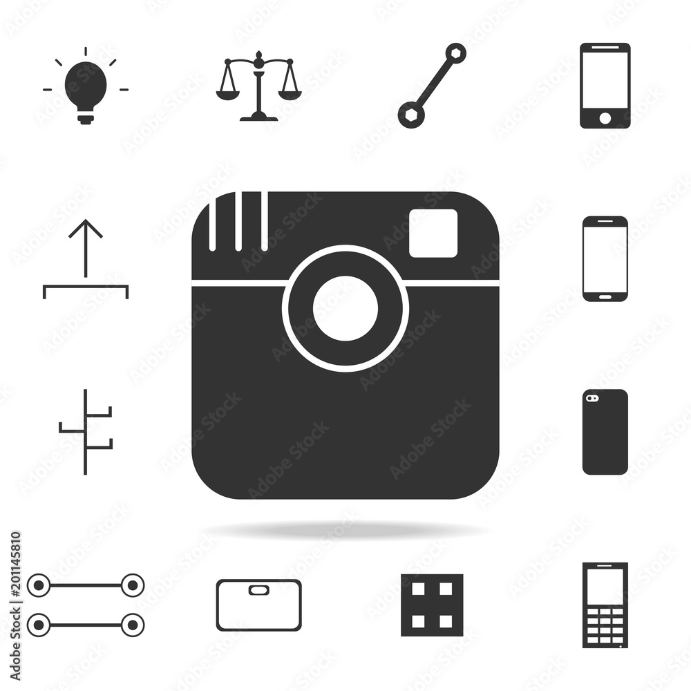 Poster camera line icon. detailed set of web icons. premium quality graphic design. one of the collection i