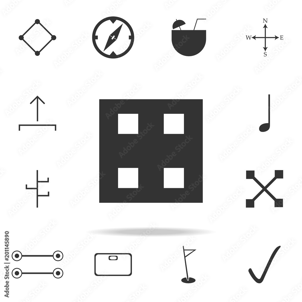 Poster building block toy icon. detailed set of web icons. premium quality graphic design. one of the colle