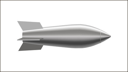 realistic stylized air bomb