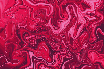 Fototapeta premium The Swirls of red marble or the ripples of agate for a luxe effect. Very Beautiful art. Natural Luxury. Marbleized effect.
