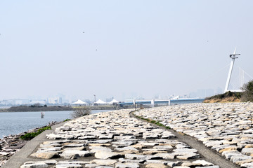 Fototapeta premium 葛西臨海公園 葛西渚橋方面