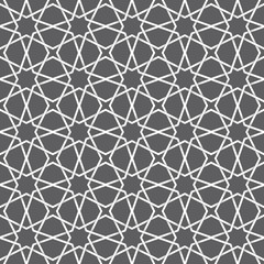 Naklejka premium Background with seamless pattern in islamic style