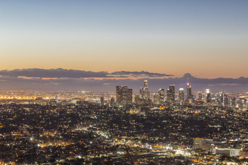 Fototapeta na wymiar Sunrise in Los Angeles