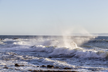 The Splash in the Sea