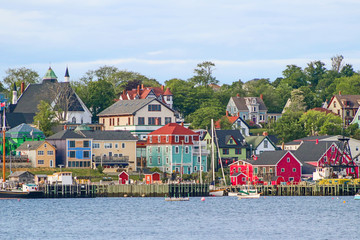 Lunenburg, Nova Scotia Waterfront - obrazy, fototapety, plakaty