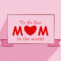 Illustration of background for Mother's Day