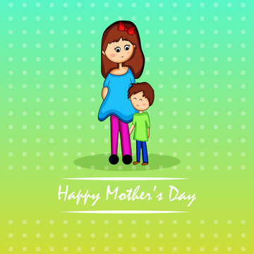Illustration of background for Mother's Day