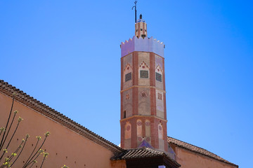 Azan Tower, Chefchaouen, Blue City of northwest Morocco