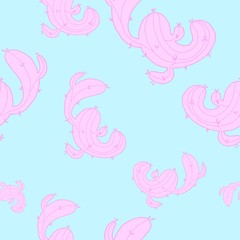 cactus seamless pattern design