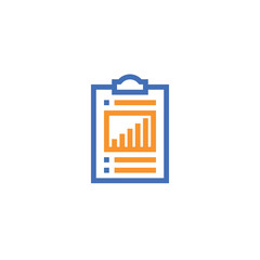 check list outline icon. isolated document paper icon in thin line style for graphic and web design. Simple flat symbol Pixel Perfect vector Illustration.