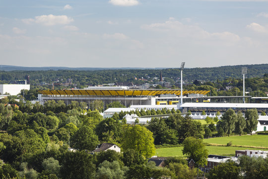 Aachen Tivoli And Hauptstadion Stadium View