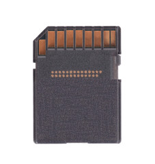 Memory card isolated on white background