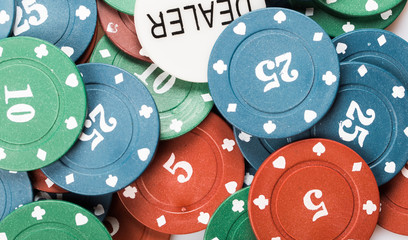 Casino. Poker. Chips.