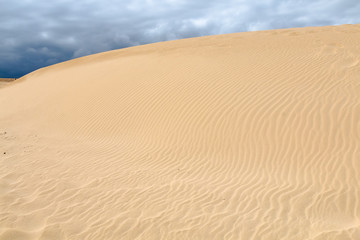 Fototapeta na wymiar Sand Dunes in Fuerteventura, Spain