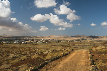 Lajares Village In Fuerteventura, Spain