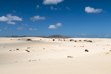 Corralejo Desert in Fuerteventura, Spain
