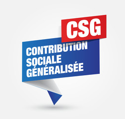 CSG - contribution sociale généralisée