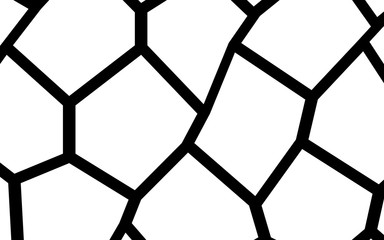 Fototapeta premium 3789698 Black and White Irregular Mosaic Template