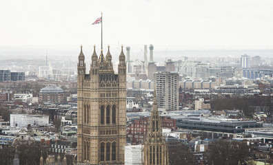 Westminster Palace Tower in London city, UK