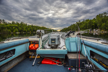 Fototapeta na wymiar view from a boat