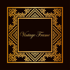 Art Deco frame border