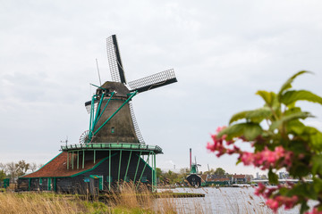 Windmill and the landscape around