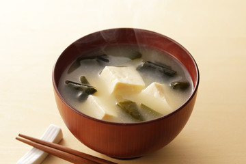 味噌汁　Japanese miso soup