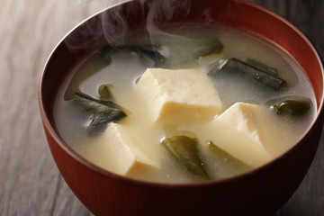 味噌汁　Japanese miso soup