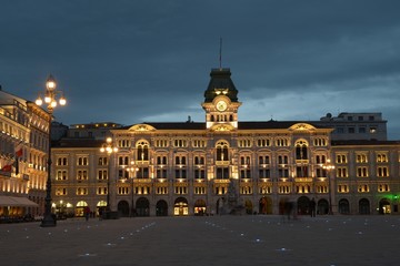 Hôtel de ville de Trieste sur la piazza Unità d'Italia