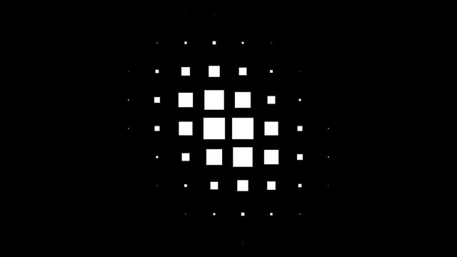 28 transition masks made of squares. Ultimate set of templates for modern business presentation.