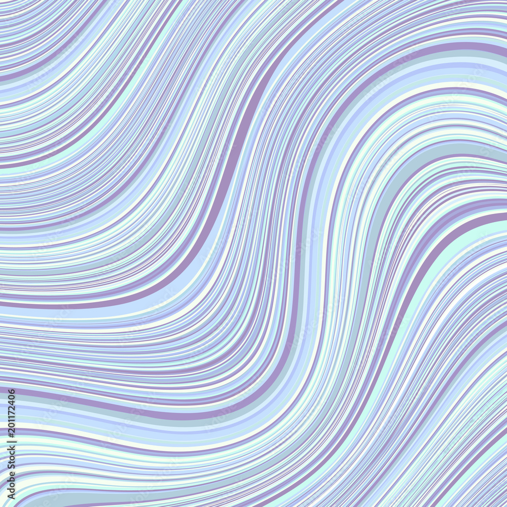 Leinwandbilder abstract vector pattern. curved wavy psychedelic irregular lines.