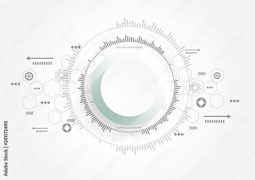 Poster abstract geometric background with square. dot and line connection. vector illustration