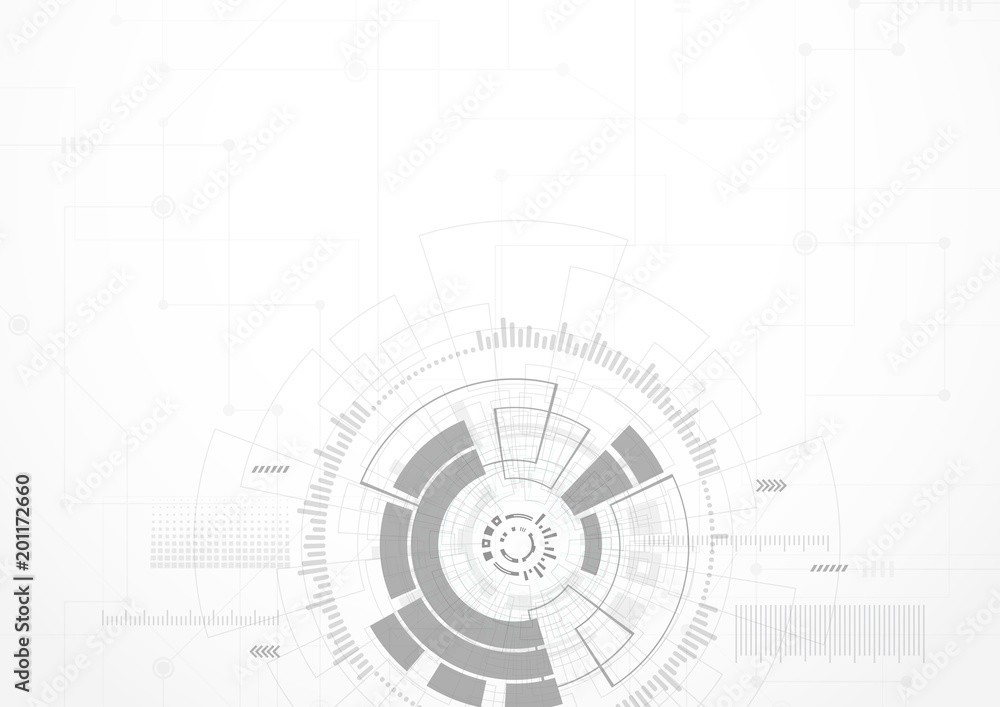 Poster abstract geometric background with square. dot and line connection. vector illustration