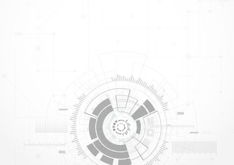 Abstract geometric background with square. dot and line connection. Vector Illustration