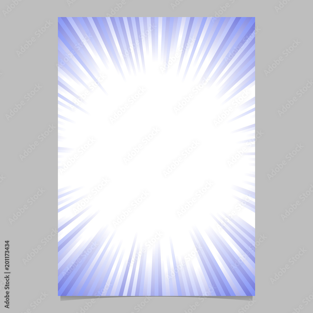 Aufkleber geometric abstract starburst card template - gradient vector brochure background design