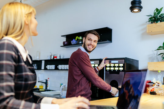 It's easier with a cup of freshly brewed