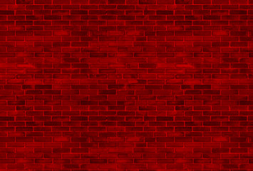 Fototapeta na wymiar red colored brick wall texture