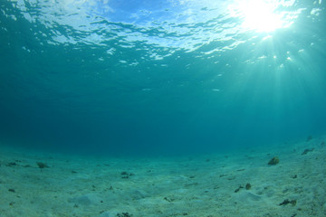 Fototapeta na wymiar Underwater ocean background