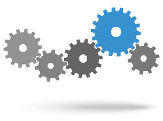 gears for cooperation symbolism