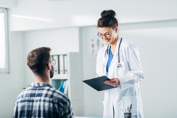 Fototapeta premium Doctor and patient