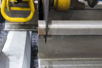 The fiber equipment cutting railway