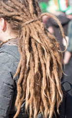 hairstyle with dreadlocks