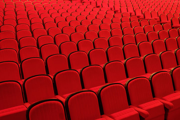 red chairs