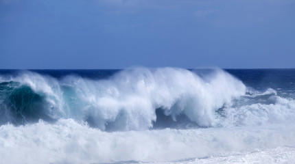 Gran Canaria, foamy waves