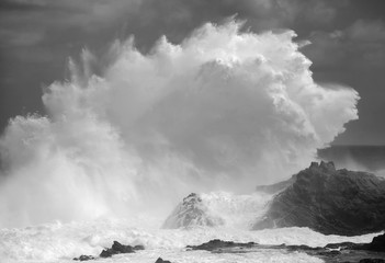 Gran Canaria, foamy waves