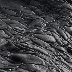 Obraz premium black volcanic rock background