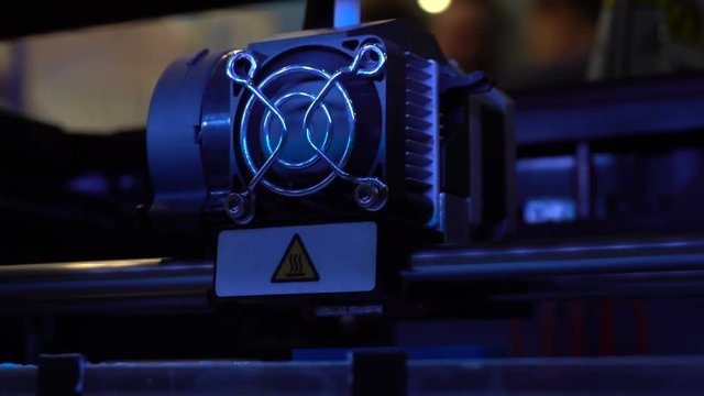 Modeling and 3D printing of small parts and shapes. Creation of prostheses of human limbs. Work stepper motor - the print head of the printer. Air cooling system by blowing coolers. Corporate business