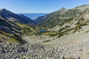 Amazing panorama from Mozgovitsa pass,  Pirin Mountain, Bulgaria