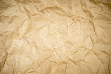 Old crumpled paper background